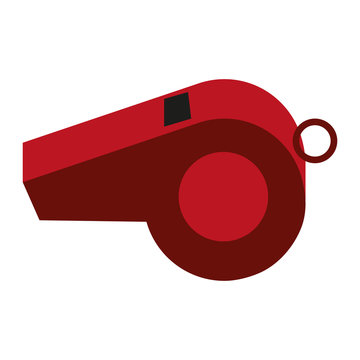 recommend clip art: Sport whistle isolated icon vector illustration graphic design
