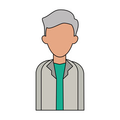 Doctor avatar cartoon icon vector illustration graphic design