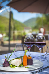 déjeuner en terrasse