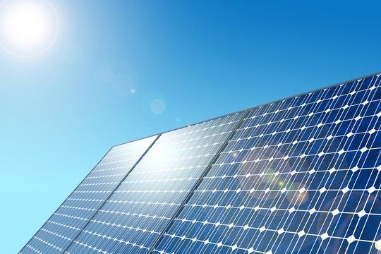 Solar panels, Renewable energy