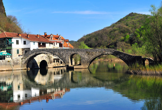 Ancient bridge in Rieka