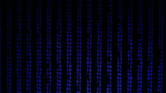 Running a string of numbers. Processing of the data array . The concept of personal data encryption .