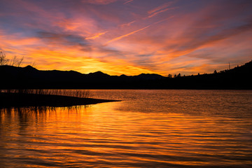 Obraz premium LAKE HEMET, CA