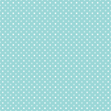 Seamless Vector Background #Polka Dot Pattern_Mint Green