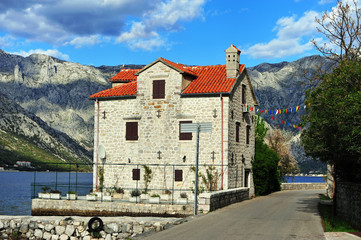 Beautiful house in mountains