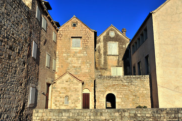 Houses in old town of Split