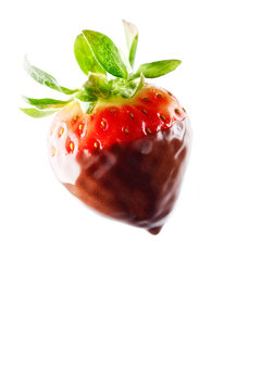 erdbeere in schokolade