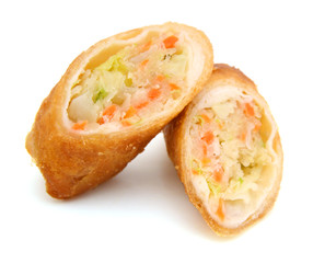 Vegetable spring rolls a great side order at asian restaurants