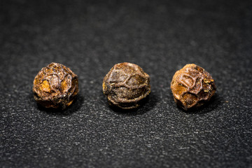 Nahaufnahme von Pfefferkörnern