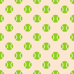 Tennis ball seamless pattern background