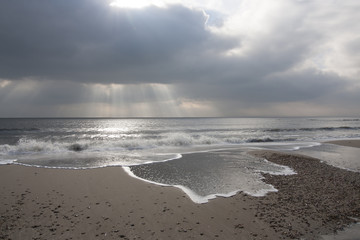 Sonnenstrahlen über Nordsee