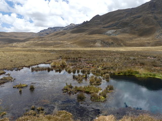 Glacier de Pastoruri à Huaraz dans la Cordillère des Andes au Pérou