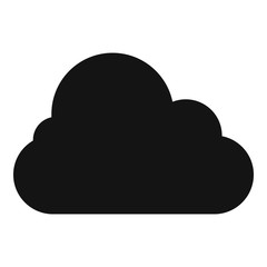 Stratus icon. Simple illustration of stratus vector icon for web