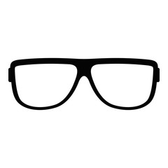 Eyeglasses without diopters icon. Simple illustration of eyeglasses without diopters vector icon for web