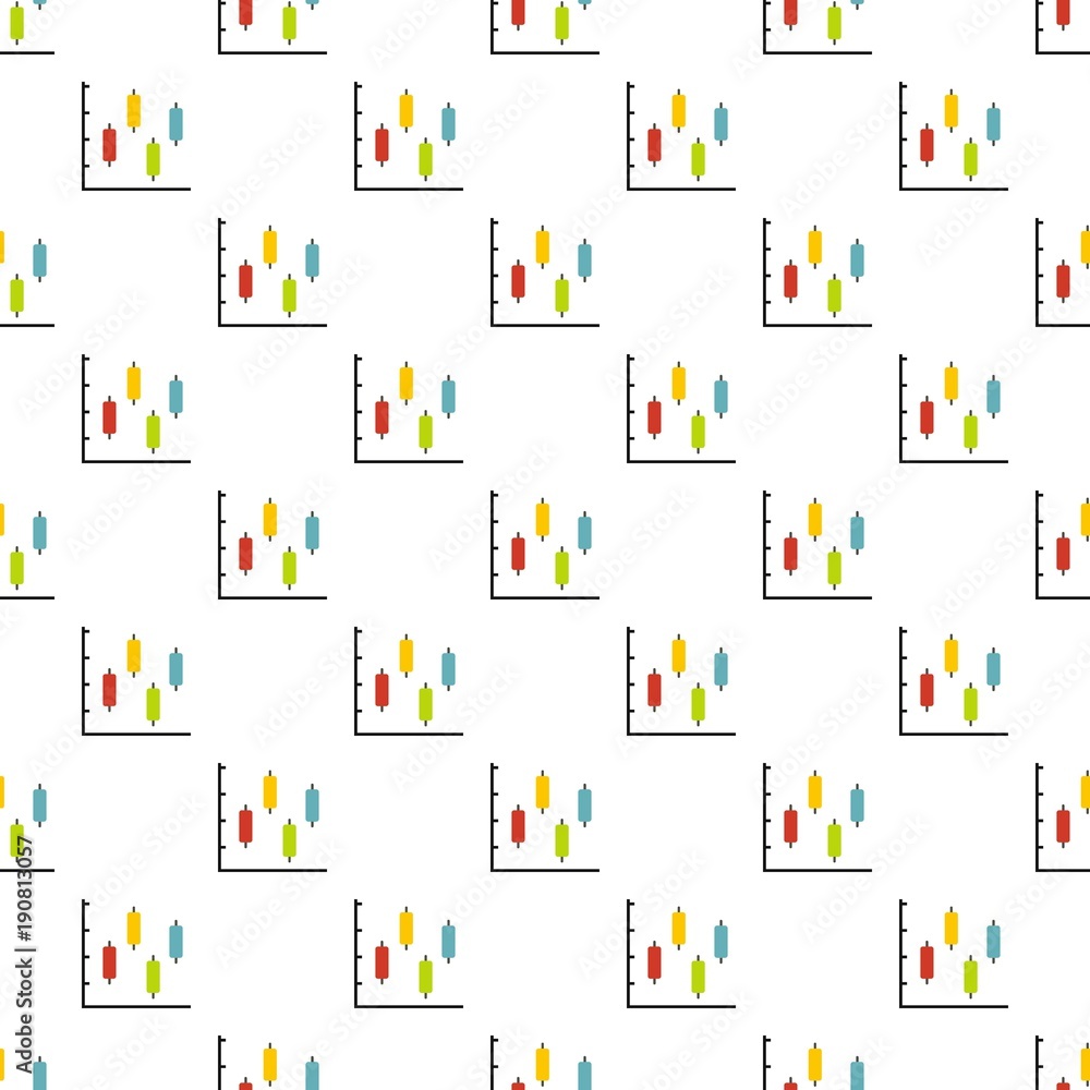 Poster new diagram pattern seamless in flat style for any design