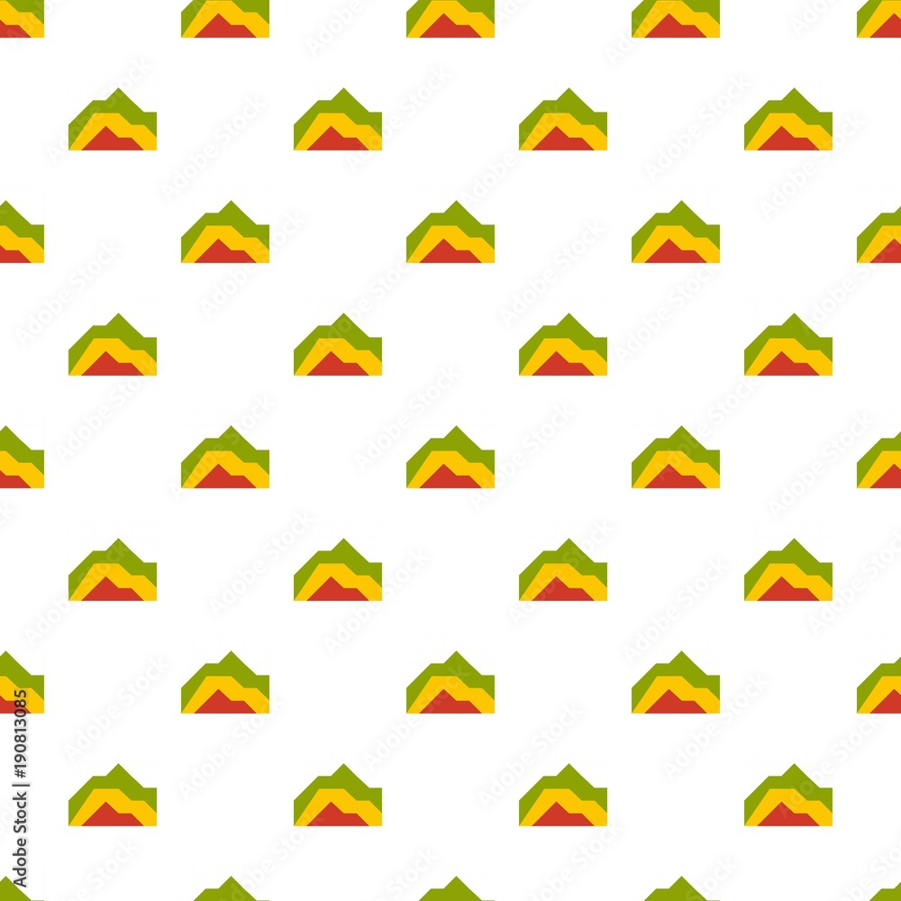 Poster graph pattern seamless in flat style for any design