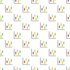 New diagram pattern seamless in flat style for any design