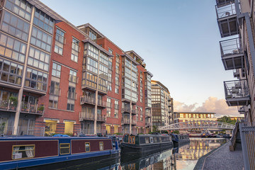 Apartments along the canal