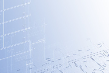 Background of architectural technical drawing