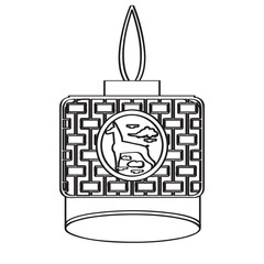 Isolated asian ornament