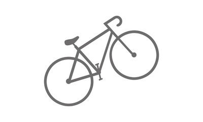 Fototapeta premium Sport Bicycle Jump vector on white background