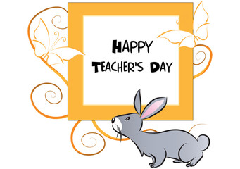 happy teacher's day card