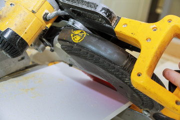 Bulk of wood slat are placed on shelf