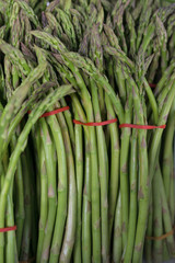close up asparagus spears