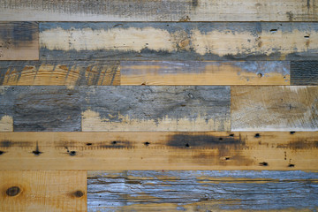 Distressed wood plank textured background