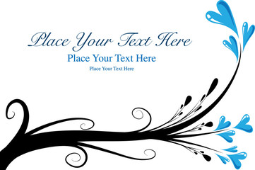 Obraz premium heart shape background border