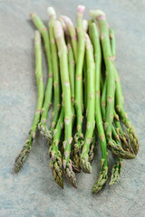 Fresh picked asparagus