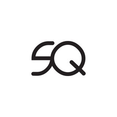 initial letter rounded logo modern