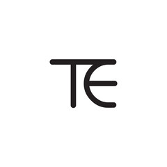 initial letter rounded logo modern