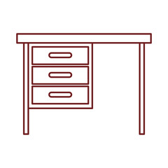 desk education learning library study school office vector illustration