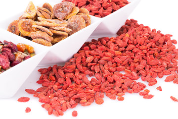 Dried fruits and berries