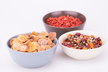 Dried fruits and berries