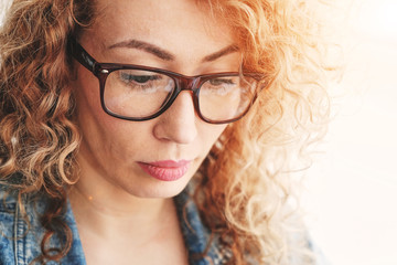 Obraz premium portrait of business woman of the middle age