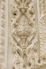 striped Thailand, detail of Thai style in Buddha temple, Thailand.