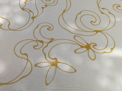 Detailed patterns basic of batik cloth