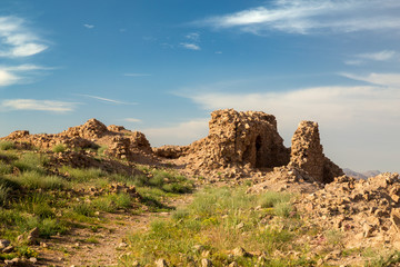 Fototapeta na wymiar Ismailism Fort in Qaen, Khorasan, Iran