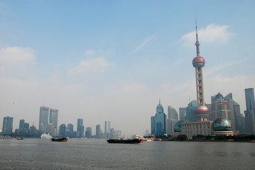 Fototapeta premium Shanghai, modern metropolis full of skysrapers, China