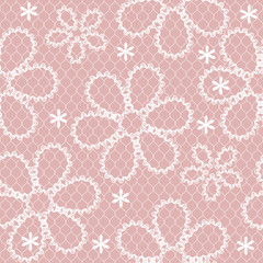 vector seamless lace pattern floral decor