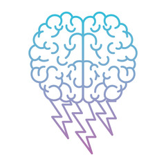 brain science mind intelligence mental design creative think vector illustration