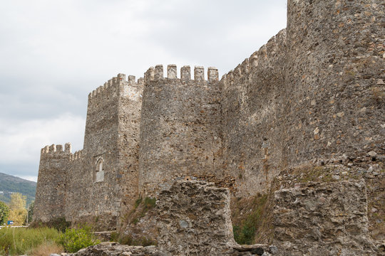 Ruins of the medieval castle Mamure, Turkey