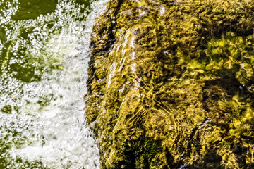 Texture of water flow