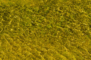 Texture of water flow