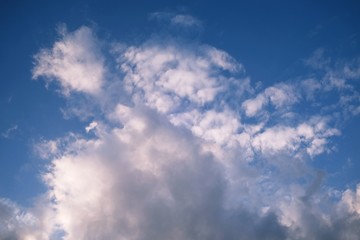 Obraz premium Blue sky with cloud.