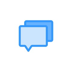 Naklejka premium Message 01 filled - group chat icon 