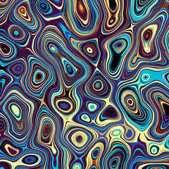 Abstract vector background. Curved irregular lines. Pattern based on fractal image.
