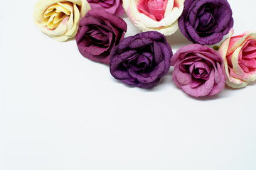 Love Valentines day romantic background.  beautiful roses